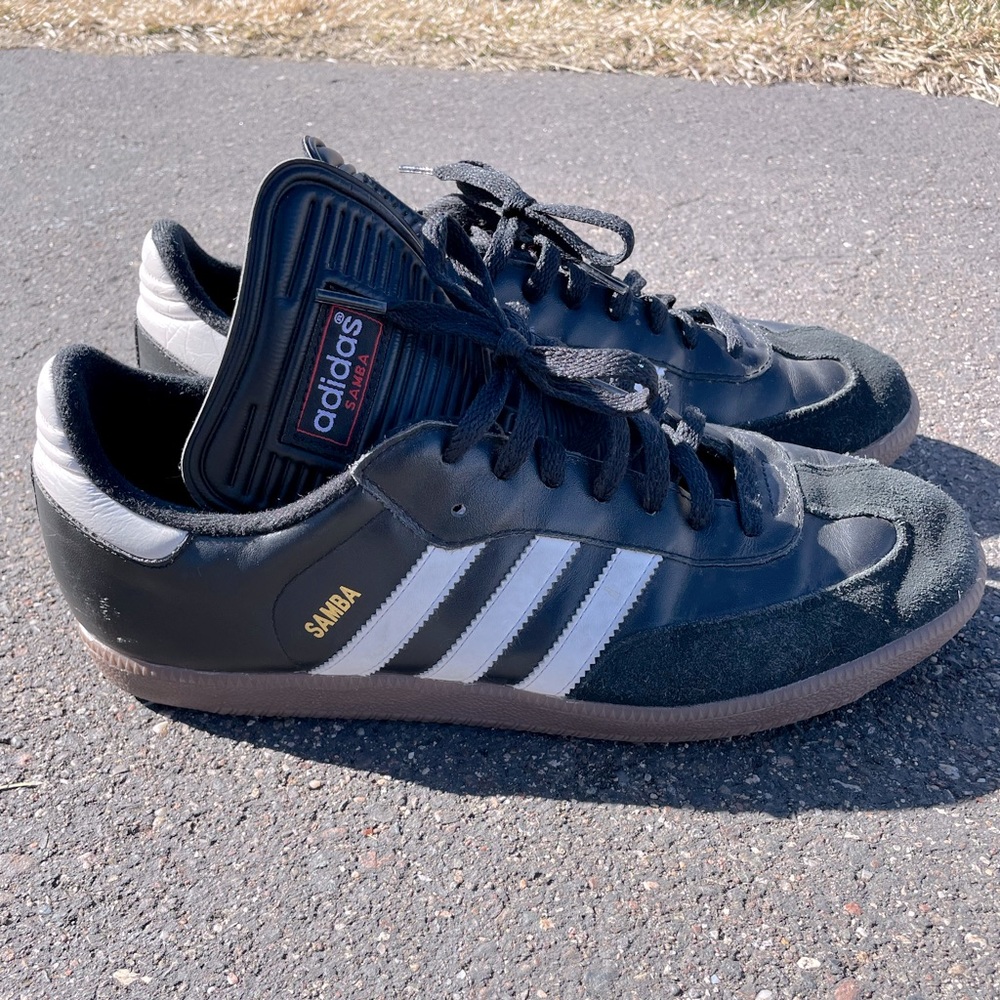 Adidas- Samba- Black- Men's size 11.5